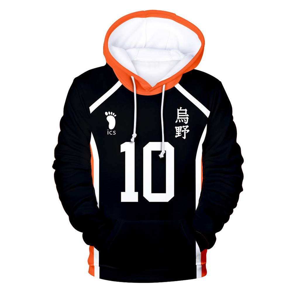 Coskingunisex Adult Haikyuu Costume Karasuno High School