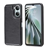 【Viesa】背面カード 手帳型ケース ZTE Libero 5G IV A302ZT (リベロ・ファイブジー・フォー) 対応 ZTE スマホ バックカバー ケース 手帳型 (ブラック) 財布型 背面カバー きスタンド機能 背面型ケース 適用 ZTE リベロ 5G IV リベロ5g 4 BLACK