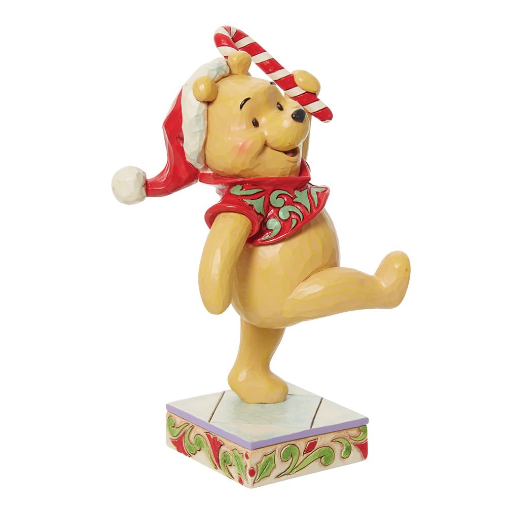 Disney Traditions Christmas Sweetie Winnie Pooh Figurine