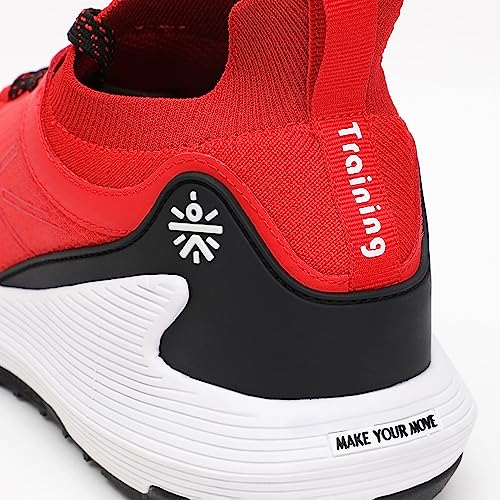 Image of Men's Crosstrain Training Shoes, Mesh Upper, Enhanced Grip, Multi-Directional Flexibility, Pull Tabs, Lace-Up, High Energy Return, Sporty Footwear for Men