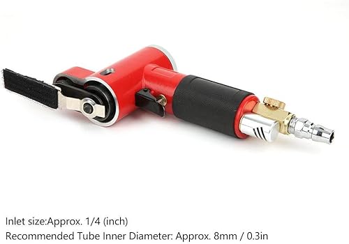 Miniatura 5 de Hilitand Mini lijadora de aire derecha, lijadora de aire de ángulo recto de 90 grados, accesorios de pulido de metal, conjunto FS-30 para trabajo de