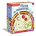 Clementoni-55316 - Pizza de Números - juego educativo a partir de 4 años