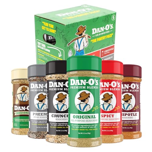 Dan-O 6 Bottle Seasoning Set