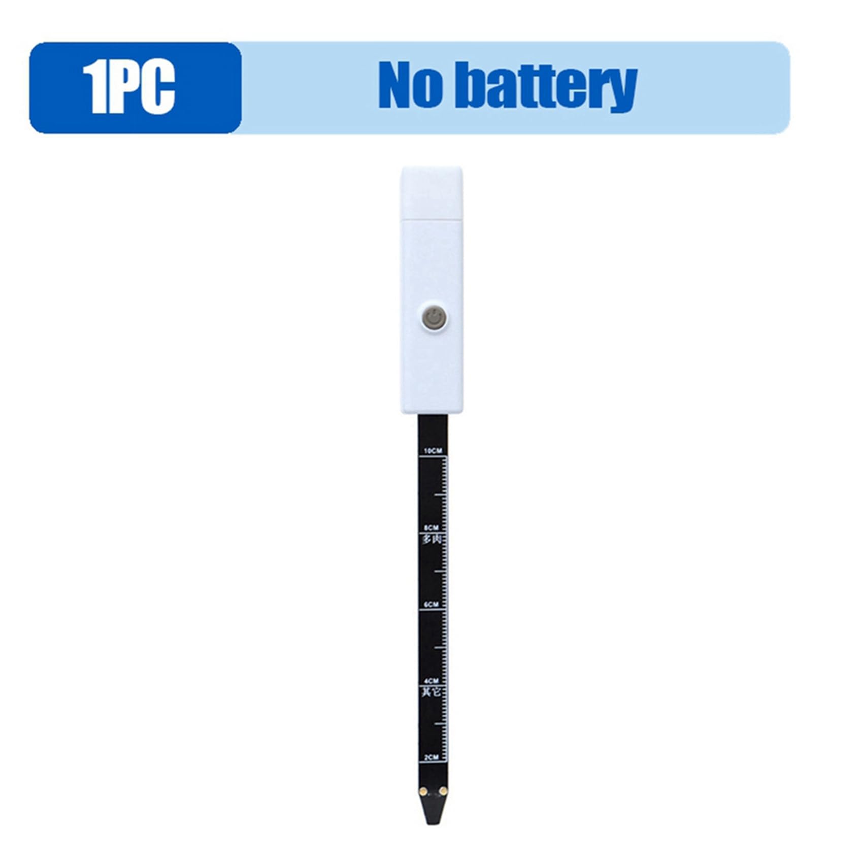 10X Humidimètre de Sol Compteur D'Eau pour Plantes pour Intérieur et Extérieur Sonde Intelligente avec 3 Voyants de Couleur pour Jardin, Pelouse