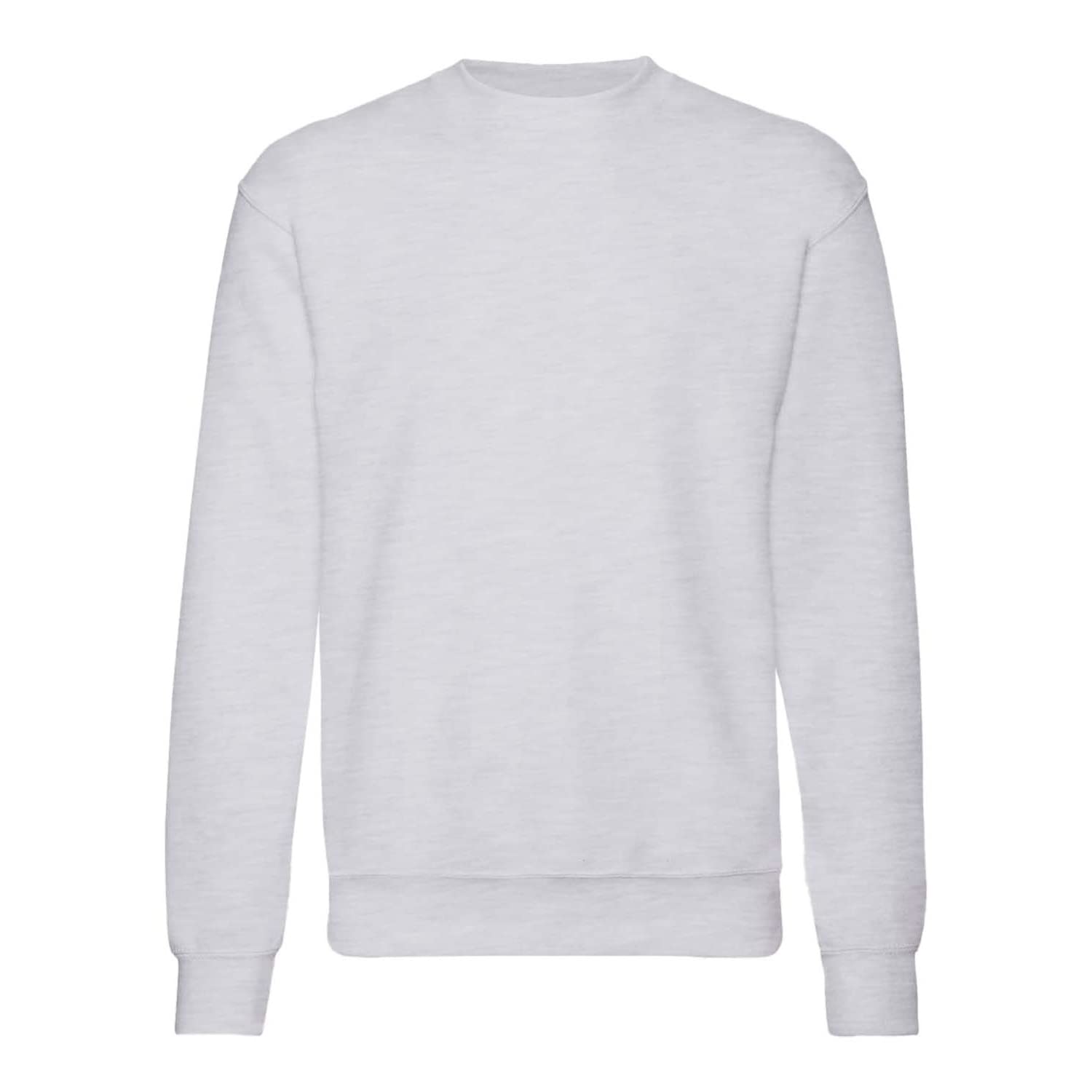 Fruit of the Loom - Felpa Maniche Lunghe Girocollo - Bambino (Confezione da 2) (3-4 Anni) (Grigio)