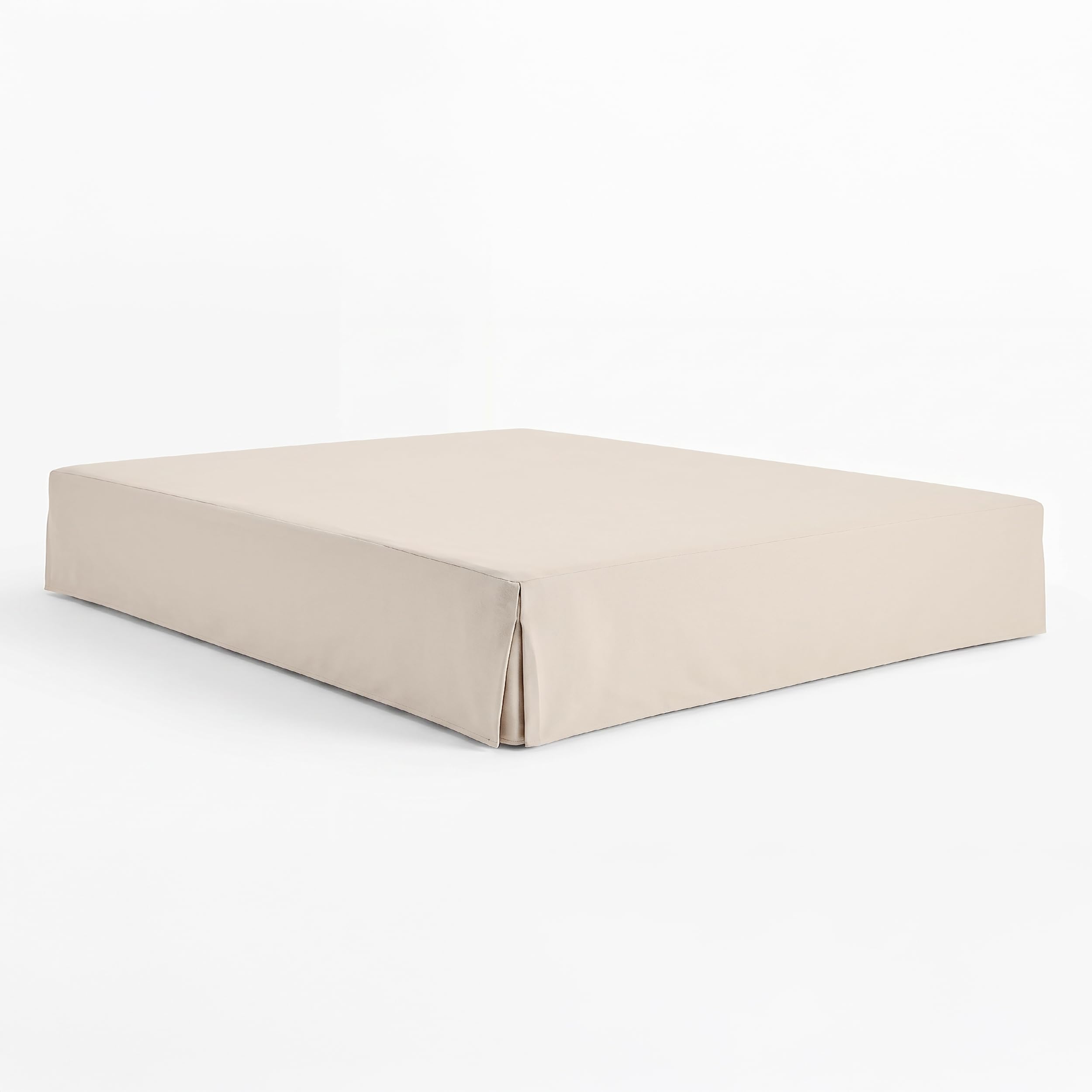 Cubre Canapé Cama 160x190/200 cm Piedra Premium - Funda Somier Faldón Cubrecanapé Ajustable - Acabado Fuelle Inglés Elegante - Transpirable y Antideslizante 100% Fabricado en España