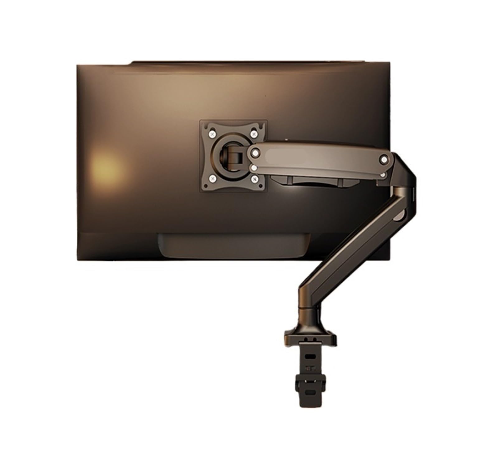 OPTEPYOE Monitor stand with inverted dual-screen desktop, height adjustable and rotatable