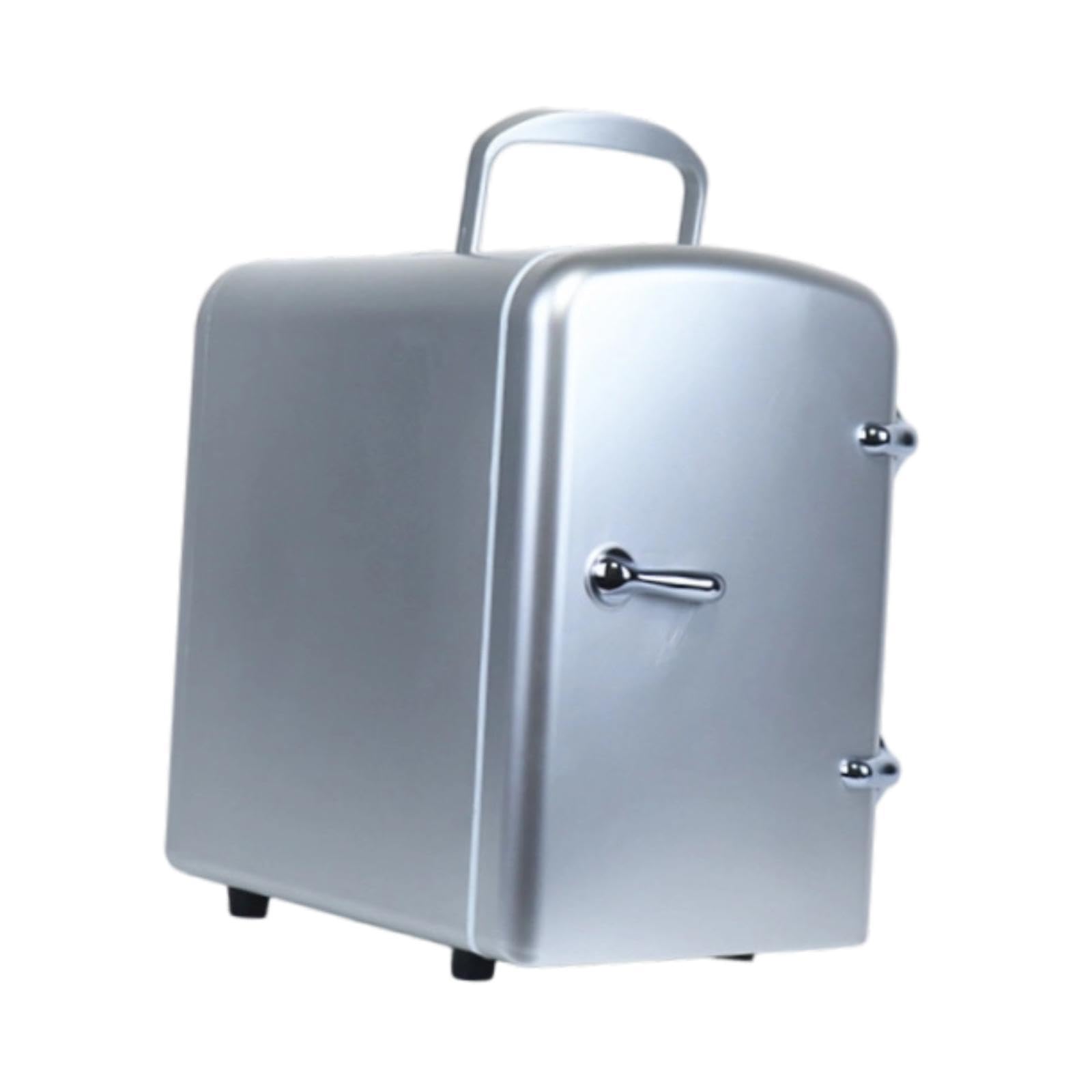 Yajuyi 7013731784233660 0.1 cu ft Compact Fridge Silver