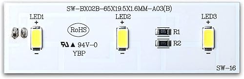 Miniatura 2 de HUAYUWA Barra de iluminación de tira de luz LED de repuesto para refrigerador Electrolux ZBE2350HCA SW-BX02B pieza de reparación