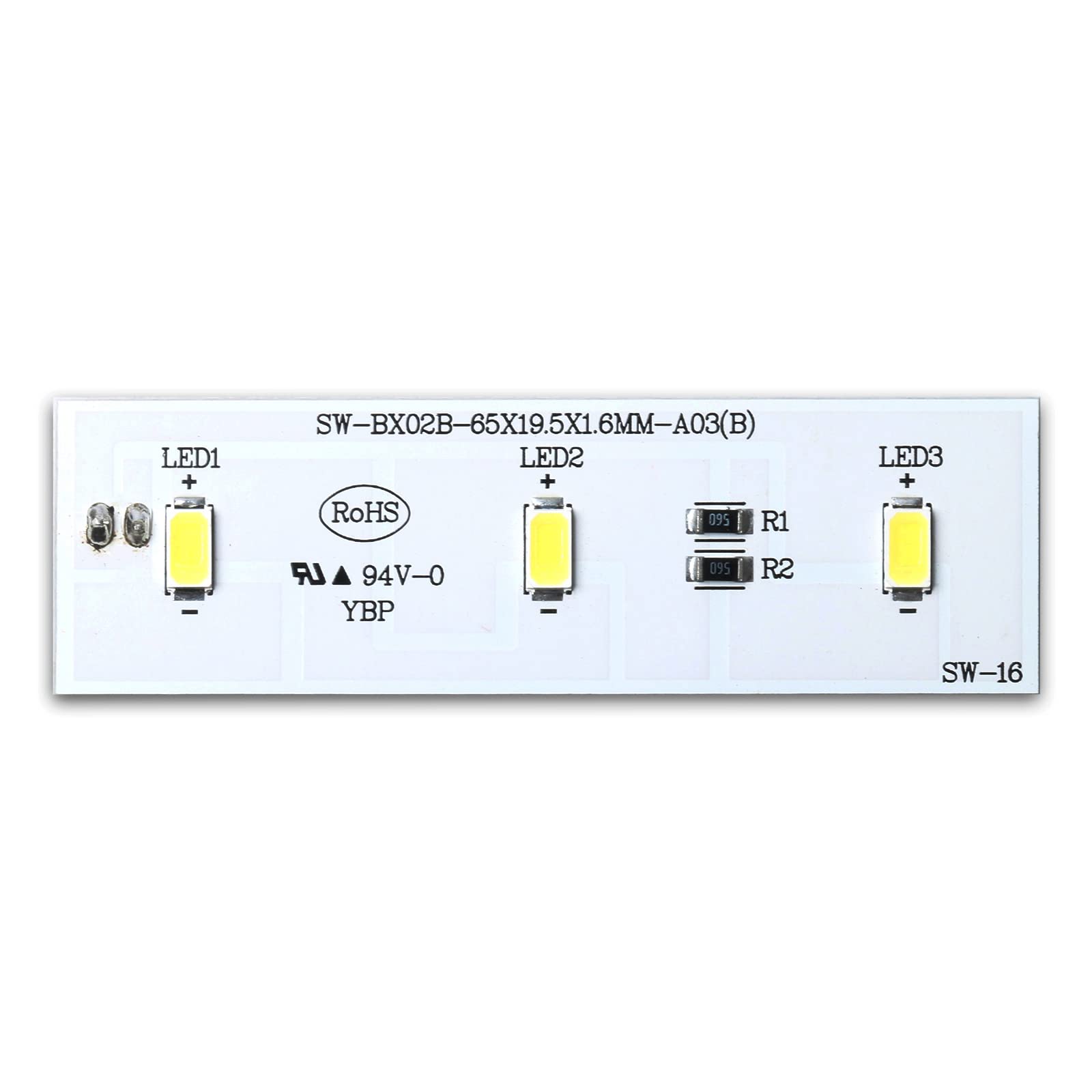 HUAYUWA Replacement LED Light Strip Lighting Bar for Electrolux Refrigerator ZBE2350HCA SW-BX02B Repair Part