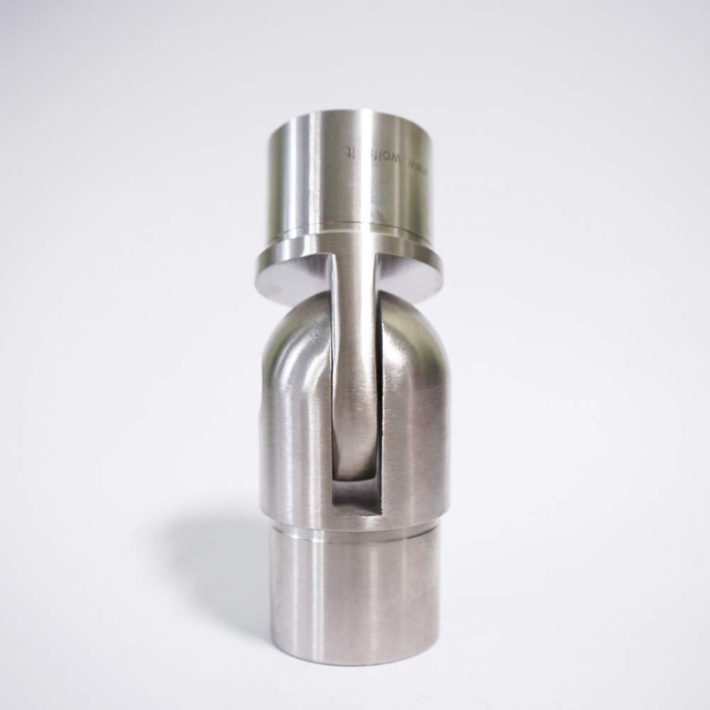 2 Raccordi Dritti Corrimano Acciaio Inox 50mm - Per Scale E Ringhiere - Foto 8