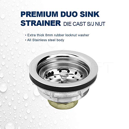Desagüe para fregadero de cocina acero inoxidable 3.5 pulg miniatura 2