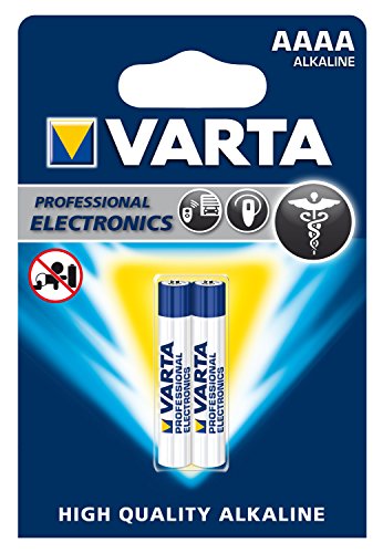 VARTA 11510261 - Longlife Power Batterie MAX TECH Mini (2er Blister, AAAA), Kapazität 625 mAh