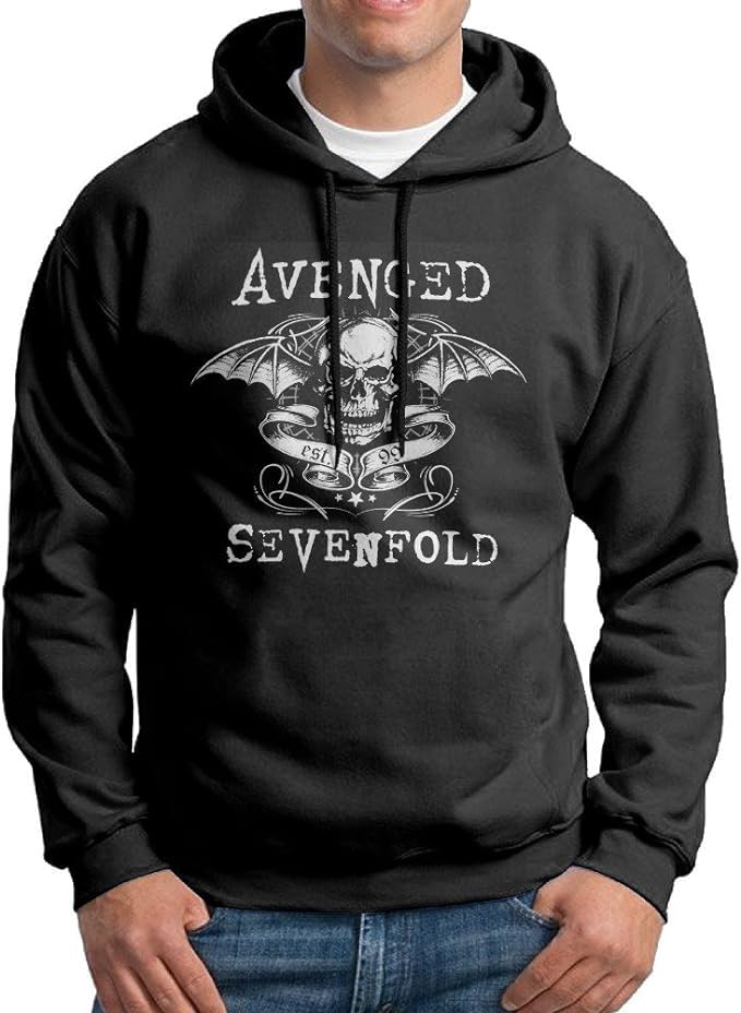 an Popular American Heavy Metal Band from Huntington Beach Formed in 1999 Print on Black Hoodie
