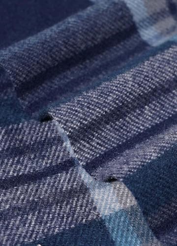 Classic-Plaid Wniter-Scarf for Women Men Soft Warm Cold Weather Scarves with Tassels(15'' X 79'')4