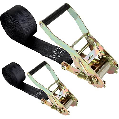 4 Pack 2 Inch Ratchet Straps Heavy Duty 20ft Tie Down Straps Ratchet - View #8