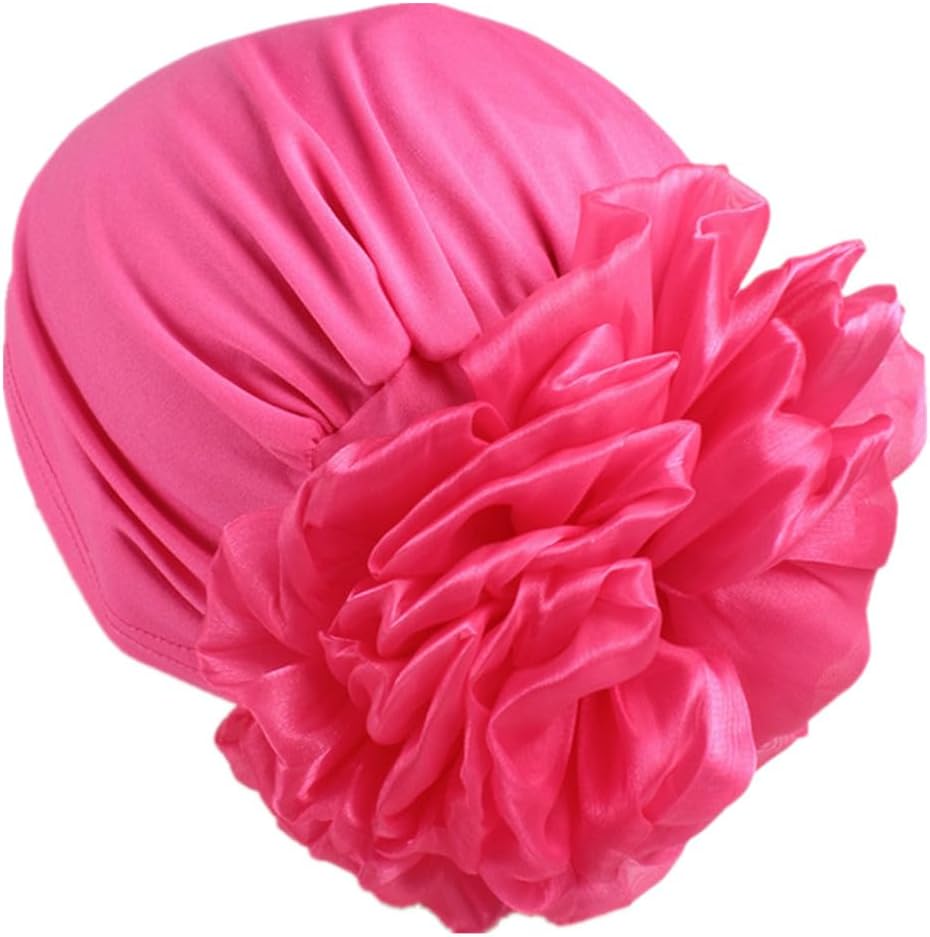 Turban Headwrap Hats for Women - Twist Solid Flower Caps Pre Tied Chemo Beanies Headwear for Cancer Headcover image 4