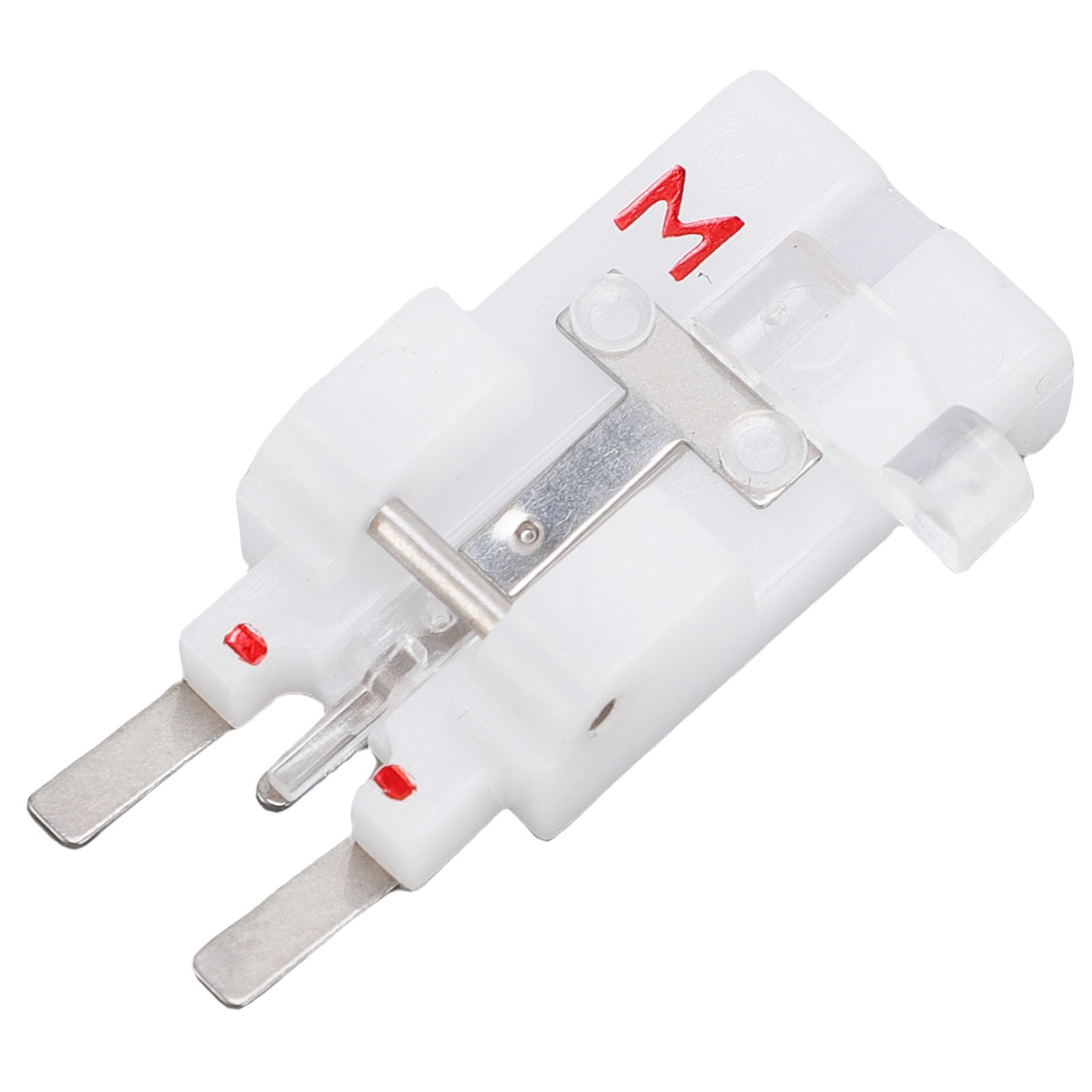 Jelquix Button Fitting Presser Foot, Iron Plastic M Type Button Sew Foot, for All Kinds of Sewing Machines