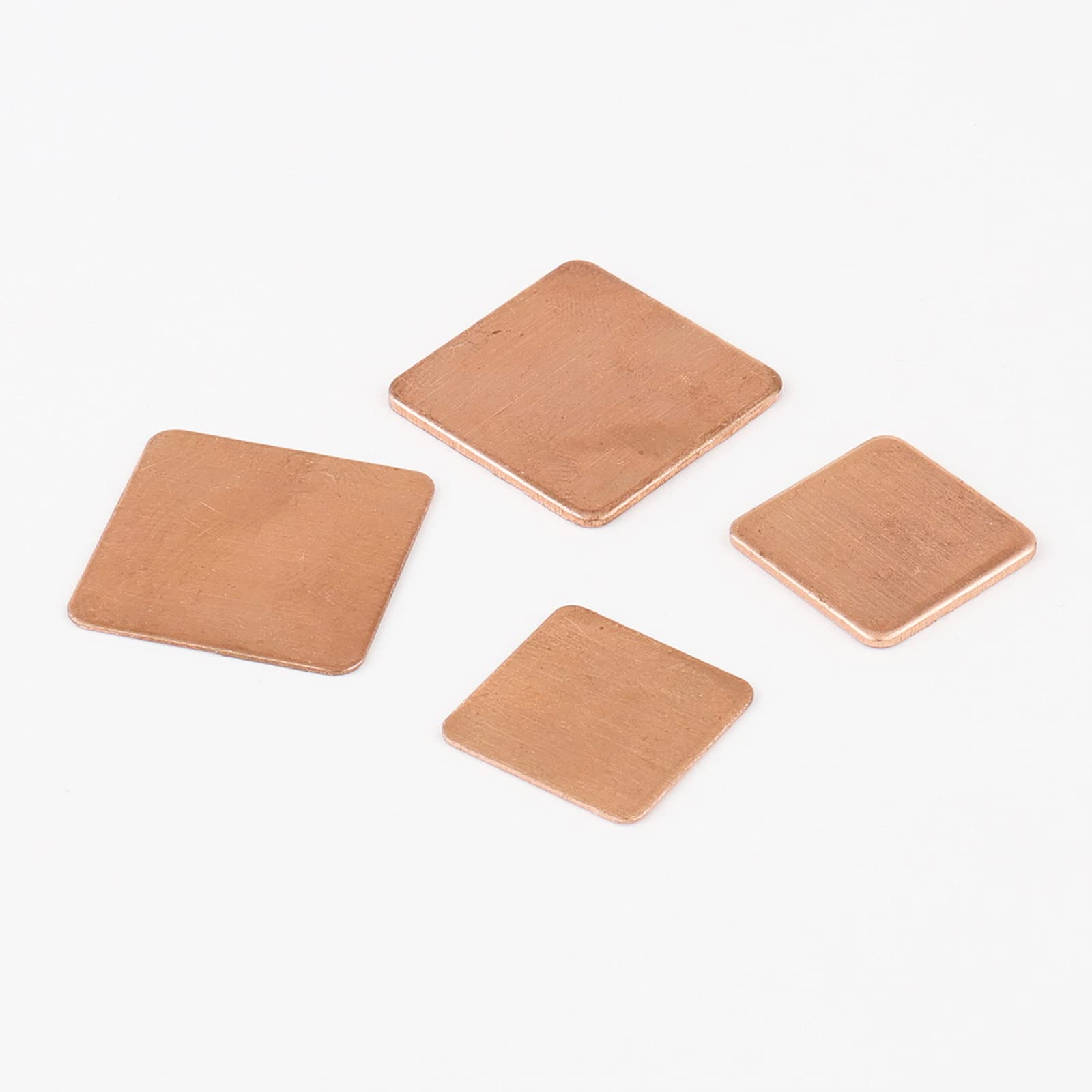 40 unidades de disipadores de calor de cobre, 4 tamaños, 0.591 x 0.591 in, 0.787 x 0.787 in, kit térmico de almohadilla de cobre, kit térmico para enfriar, portátil, GPU, CPU, chipset IC 5