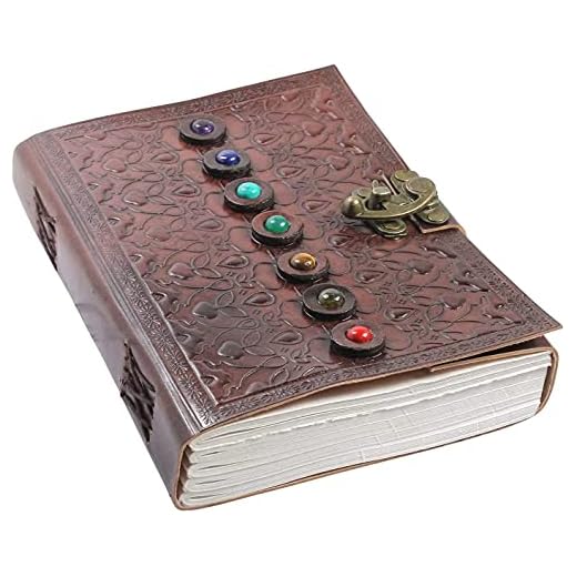 AzureGreen Leather Book of Shadows Journal