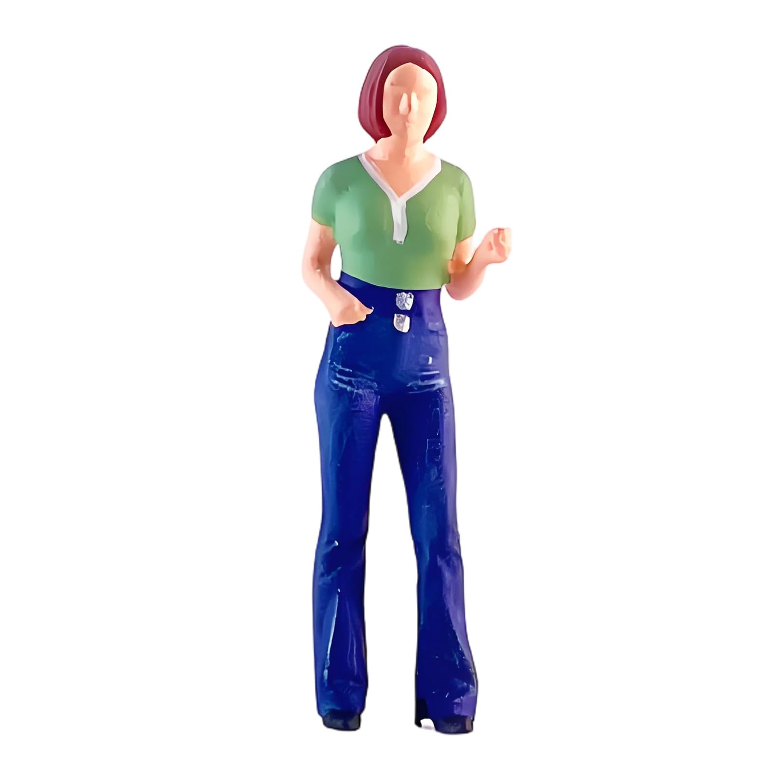 Hredyqw Women Figures Model 1:64 Scale Hand Painted Miniature People Figure for Architectural Display Dioramas Props