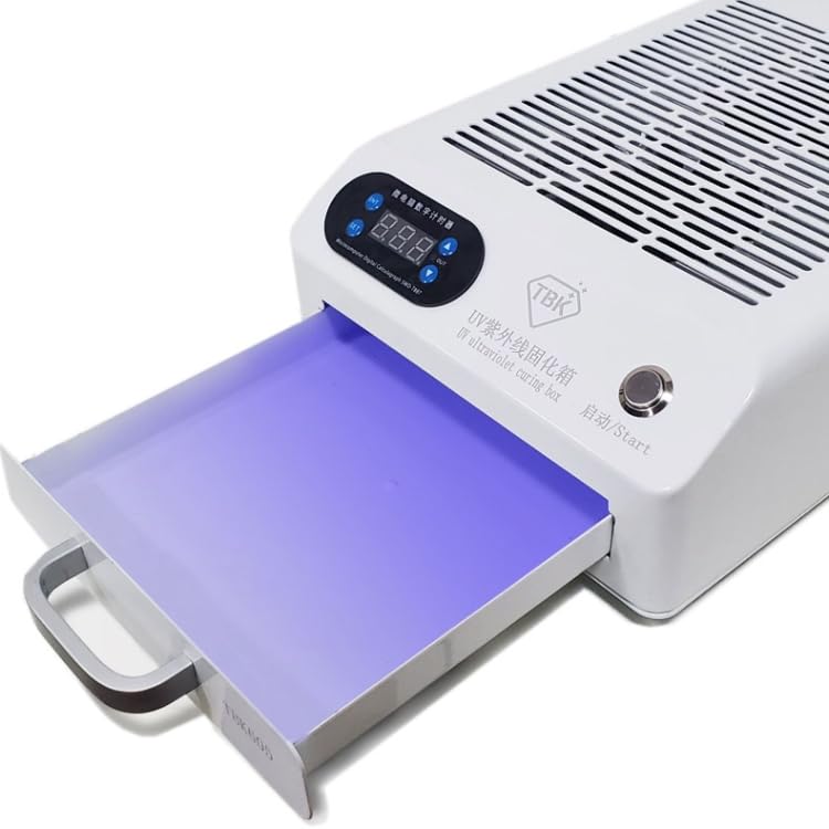 TBK 605 100W Mini boîte de Lampe de séchage UV 48 LED boîte de séchage UV d'écran de Surface incurvée