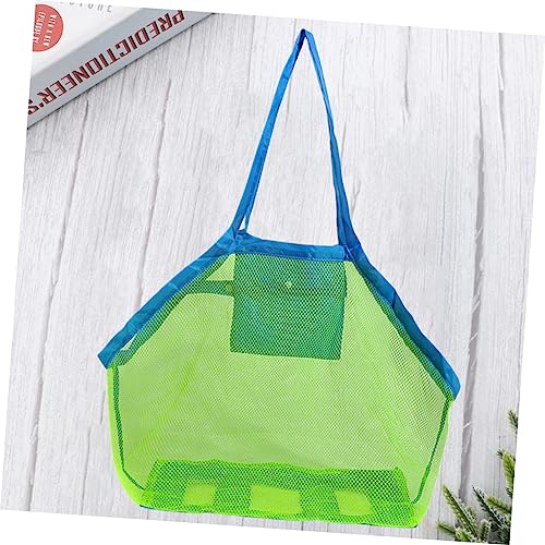 SUPVOX Beach Mesh Bag Toys Storage Bag Large Size Oxford Mesh Boys and Girls Beach Toy Pouch Practical2