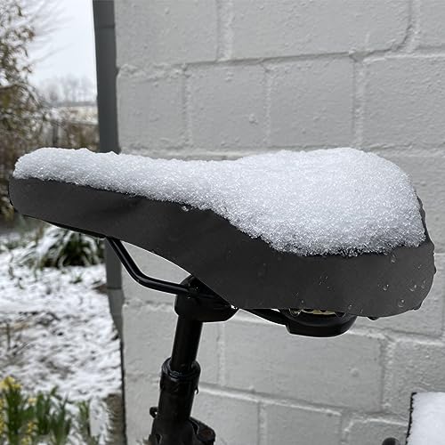 Sattelschutz Wasserdicht Fahrrad 2er Set,Elastische Wasserfeste Fahrradsattel Schutzhülle,Reißfester Überzug für Wind und Wetter, Passend für den Meisten Fahrradsattel wie Rennrad, Damenrad, E-Bike