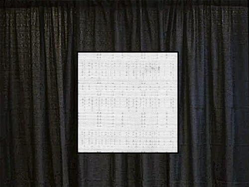 8 Ft. High x 4 Ft. Wide Banjo Drape Panel (For Pipe and Drape Displays and Backdrops) - Snow White