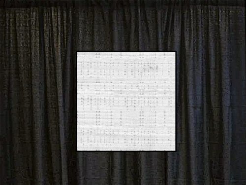 8 Ft. High x 4 Ft. Wide Banjo Drape Panel (For Pipe and Drape Displays and Backdrops) - Snow White