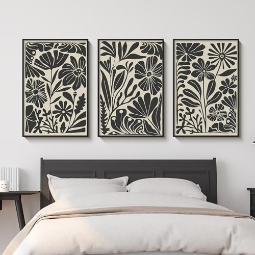 ARPEOTCY 3 Pcs Oversized Framed Canvas Wall Art, 24x36inch, Large...