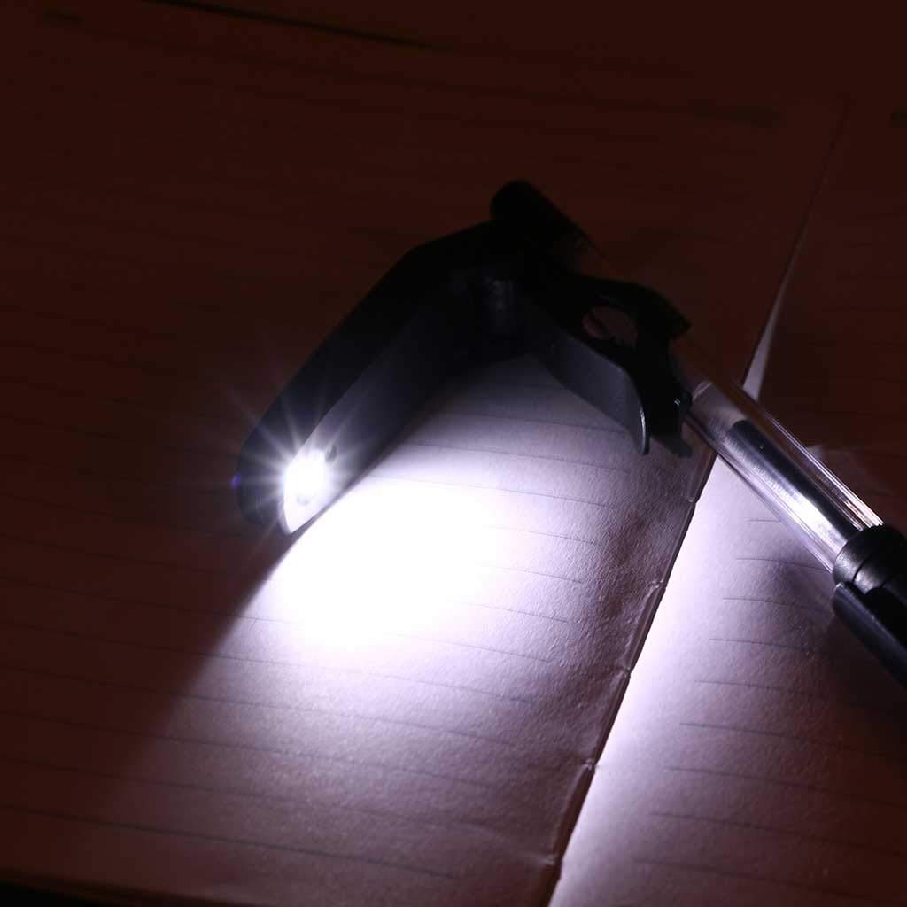 Lampka biurkowa Przenośne składane Klip Światła LED Book Light Student Writing Oświetlenie Narzędzia Clip Book Ligh Clip Off Light 10 * 1,9 * 1,1cm architekt biuro (Color : S.)