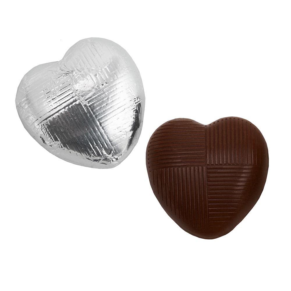 Italian Options Milk Chocolate Foiled Hearts, 30 Chocolates, Purple Foil — view 66