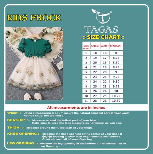 Image of TAGAS Girls' Princess Dress | Girl Dress |Dresses birthdaydress for Babygirls |