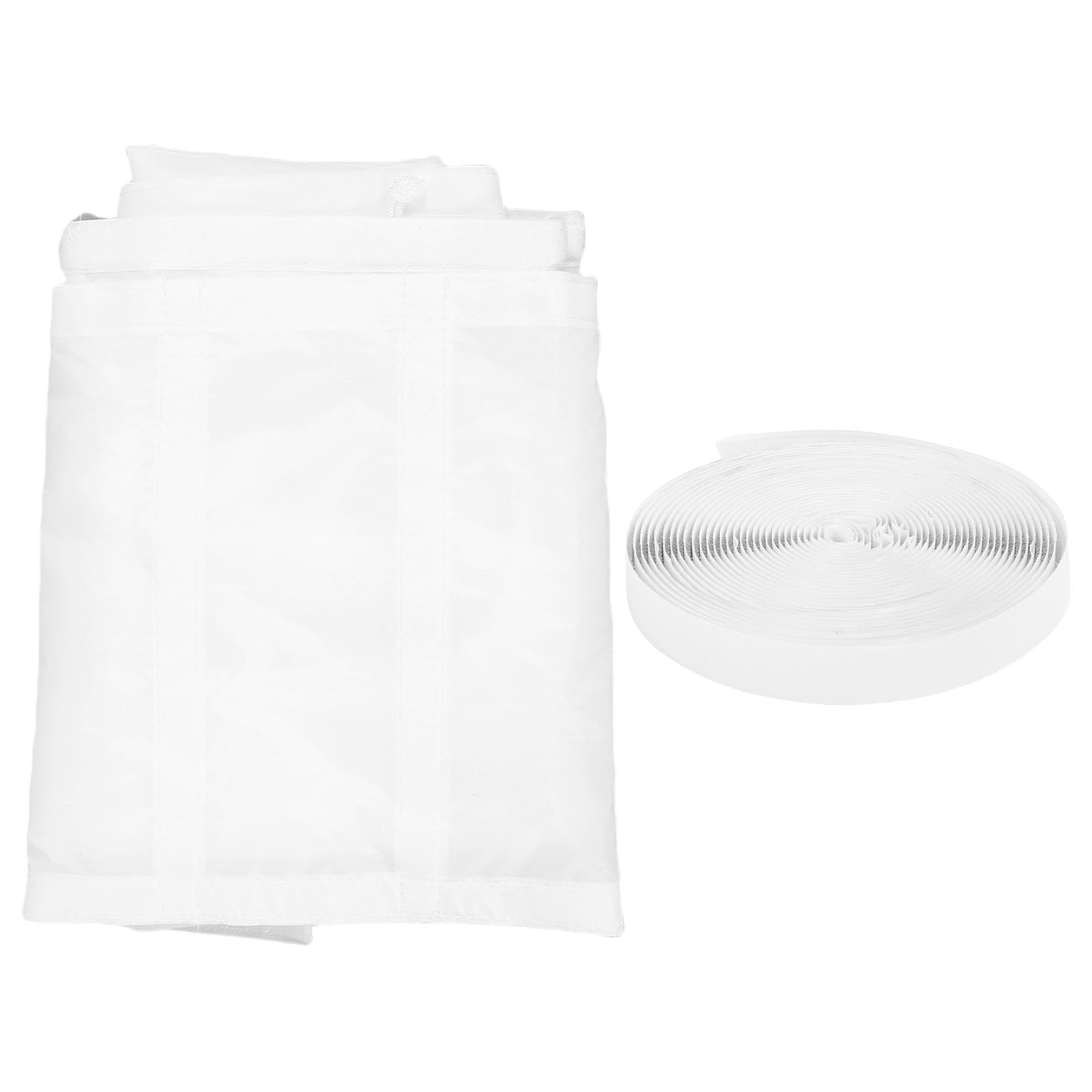 Kit di guarnizioni per Porta Scorrevole per condizionatore d'Aria Portatile Struttura con Coulisse Panno di Tenuta per Porta e Finestra AC Portatile per asciugatrice (90 * 210 cm)