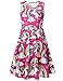 Funnycokid Girls - Vestito Senza Maniche con Motivo a Cartoni Animati Stampato Unicorno, Unicorno Arcobaleno, 10-13 Anni (XL)