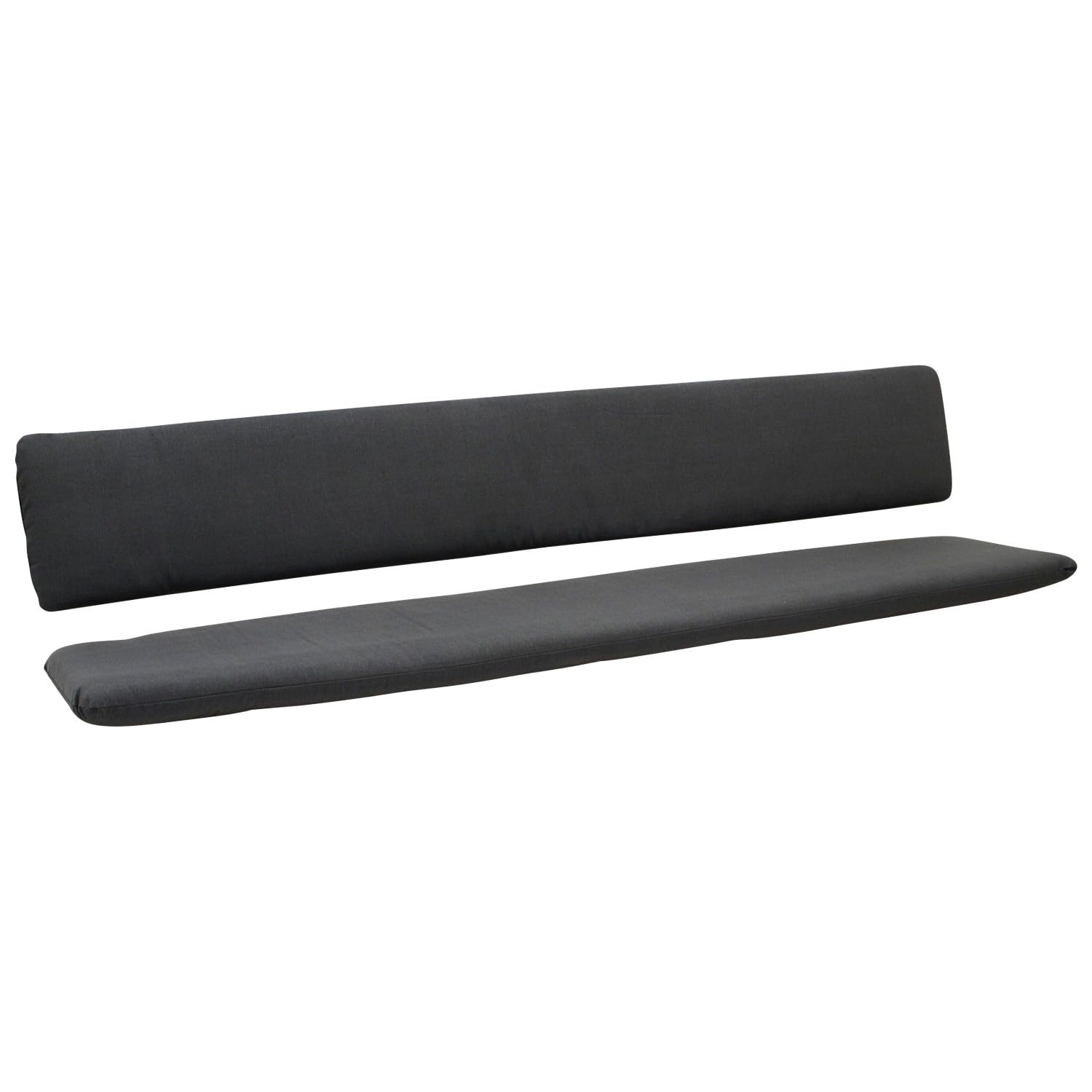 DEGAMO Auflagenset Bankauflage Arizona 2-teilig für Bank 4-sitzer 195cm, Sitz- und Rückenpolster, anthrazitfarben