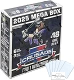 2025 Crusade Baseball Mega Box with 48 Trading Cards + 6 Toploaders and StreetCards Magnet! Look for The Knightcap Insert!