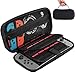 Produktbild LINCCI Für Nintendo Switch Tasche, Tragetasche mit Spielpatronen Aufbewahrungstasche Hartschalentasche Schutztasche Reisetasche Hülle für Nintendo Switch Konsole, Joy-Cons, USB-Ladekabel und Zubehör