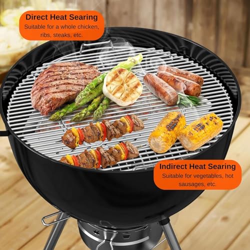 Panier à charbon de bois pour cuisson indirecte parfaite sur barbecue 55cm - 6