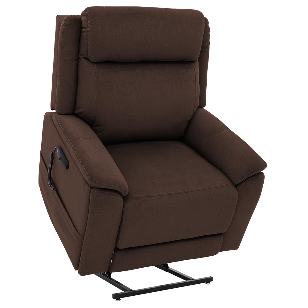 LIVING WELL STORES Pride Sitting Pretty Evolution Collection 3-Position Power Lift Recliner, (LC-435) 400 lbs. Weight Capacity (COSI Mocha, Large with Curbside Delivery)