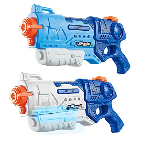 image for FREE TO FLY Water Gun for Kids - 2 Pack 900cc High Capacity Blaster Sq