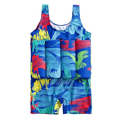 Image of Kids Boys Girls Floatation Swimsuit with Adjustable Buoyancy Baby Float Suit Swim Vest One Piece Swimwear Bathing Suit