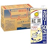 マルサン 豆乳飲料紅茶 カロリー50%オフ 1L×6本
