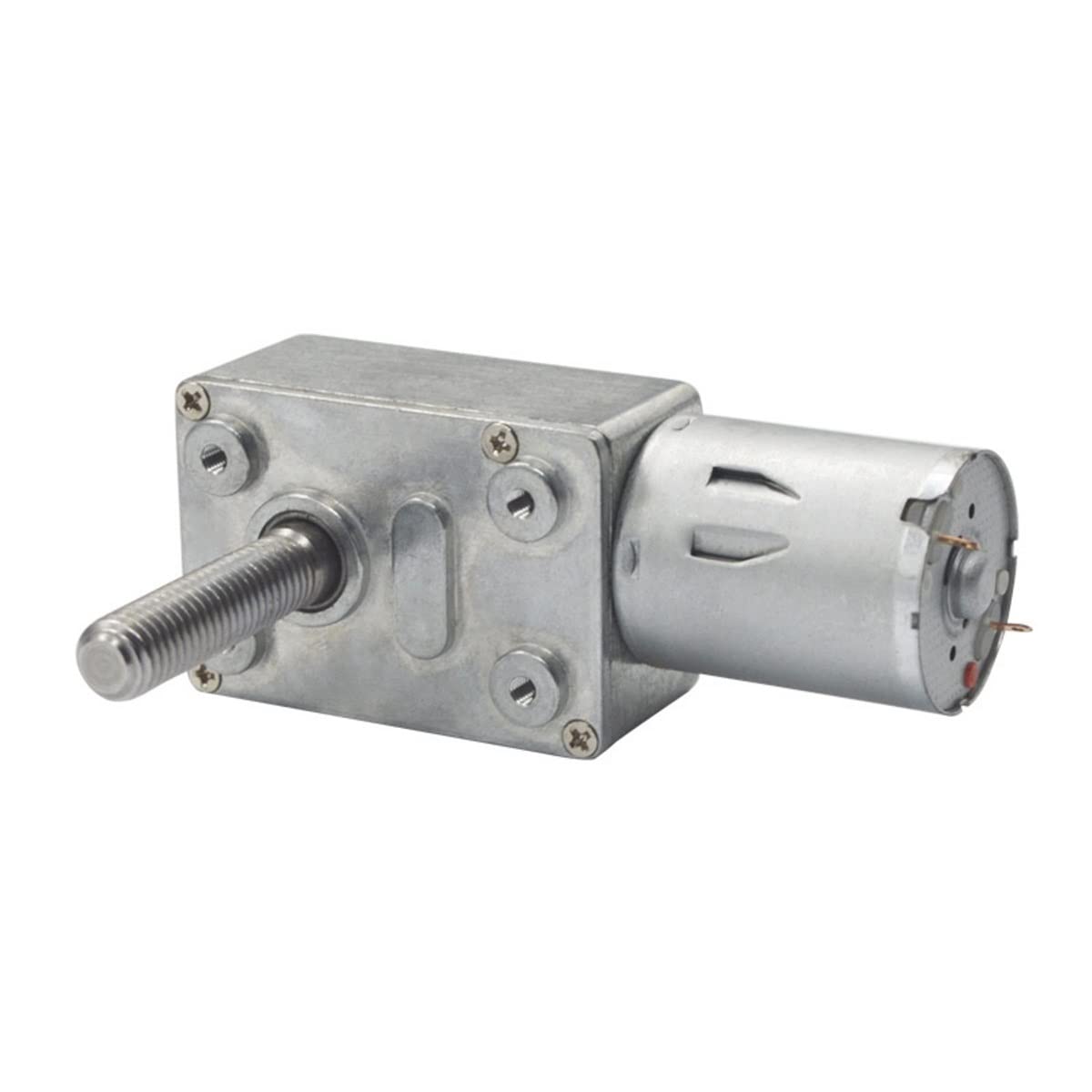 Micromotor 370 Motorreductor 24 V CC, Alto Par, Eje Roscado M8, 6rpm