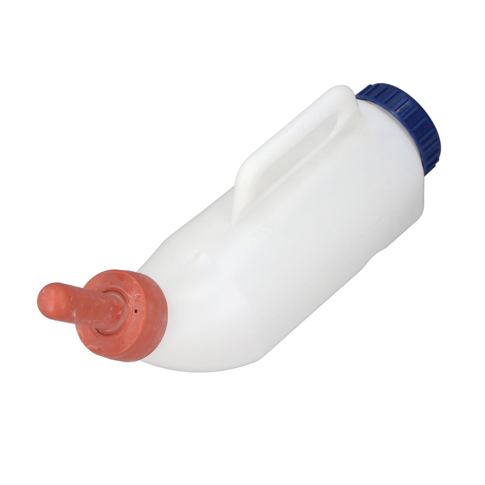 Yosoo Biberón PE 2L para Lactancia de Terneros con Tetina de Silicona, Biberón de Leche de Ternera de Gran Capacidad para Ganado y Ovejas
