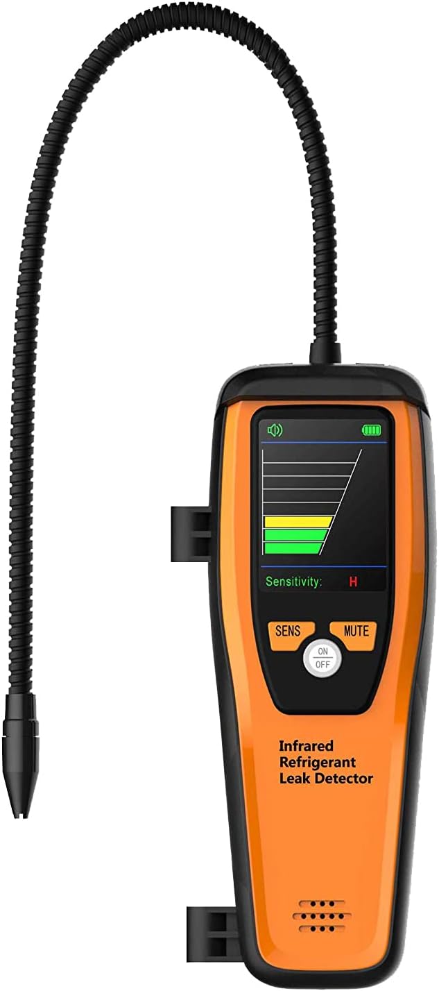 Elitech HVAC Refrigerant Leak Detector 10 Yrs Infrared Sensor Life Halogen Freon Sniffer, Air Conditioning Detection, Automotive Gas Finder, R22 R410A R134A R1234YF CFCs HCFCs HFCs, ILD-100 : Automotive