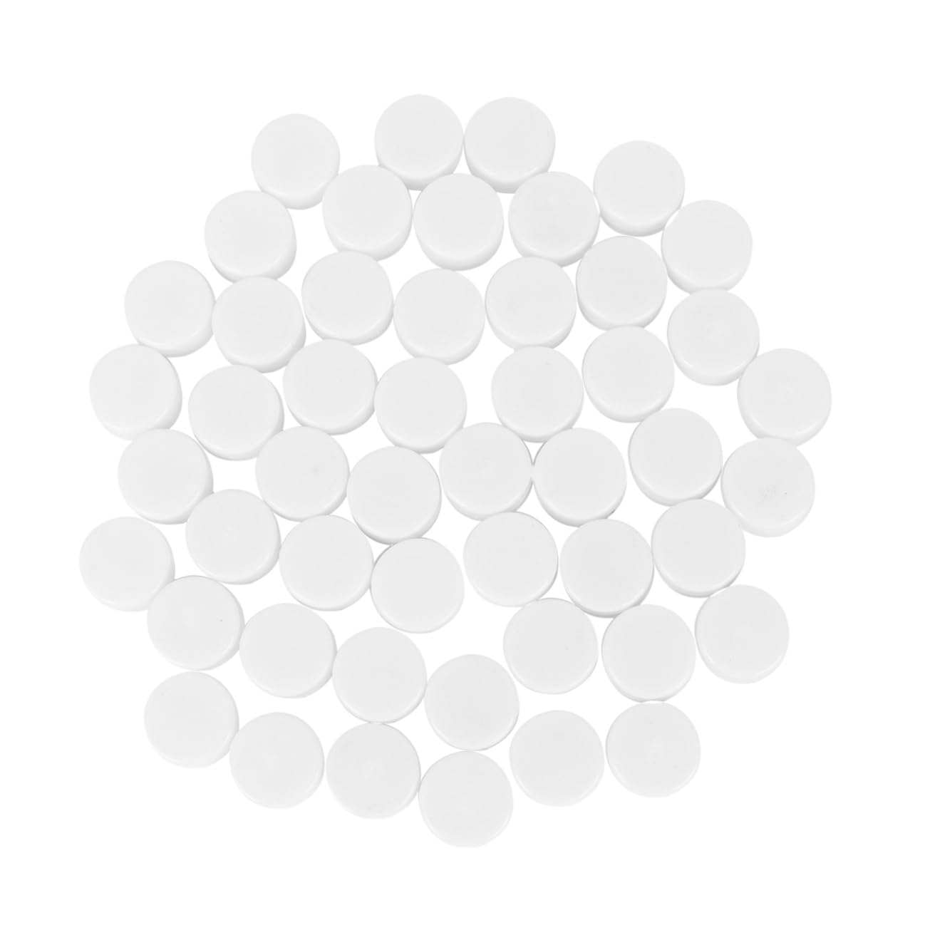 Sosoport 50pcs Ringing Accessories Rattle Insert Babies Rattles Noise Maker Insert Squeakers Replacement Pet Squeakers Rattle Newborn White