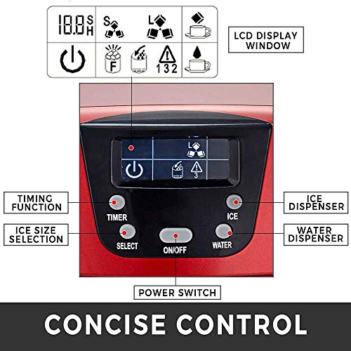 MHGD Eiswürfelbereiter Kommerzieller Eisbereiter, Selbstreinigungsfunktion, 80 kg, vollautomatische Haushaltsbar… – Bild 6