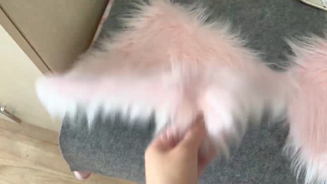 2Pack 12 Inches Mini Faux Fur Rug miniatura 7